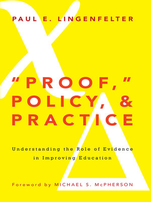 cover image of "Proof," Policy, and Practice
